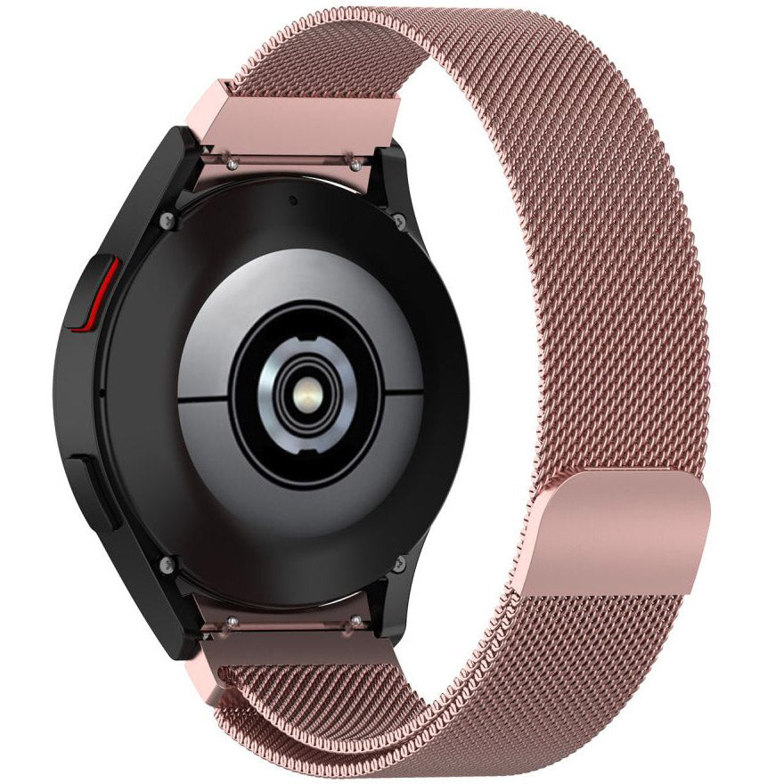 Stahlarmband für Galaxy Watch 6/5 Pro/5/4/3, Tech-Protect Milaneseband 2, Rosagold