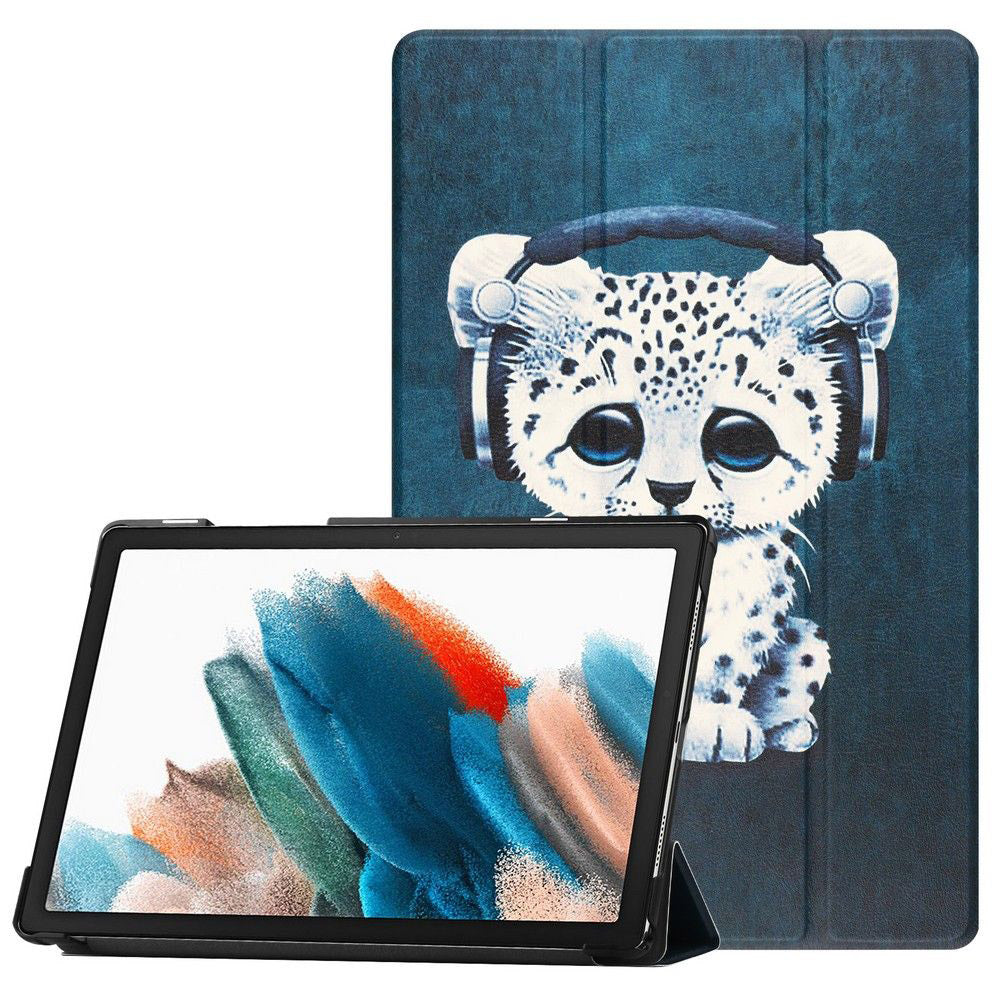 Schutzhülle Tech-Protect Smartcase für Galaxy Tab A8 10.5", Sad Cat