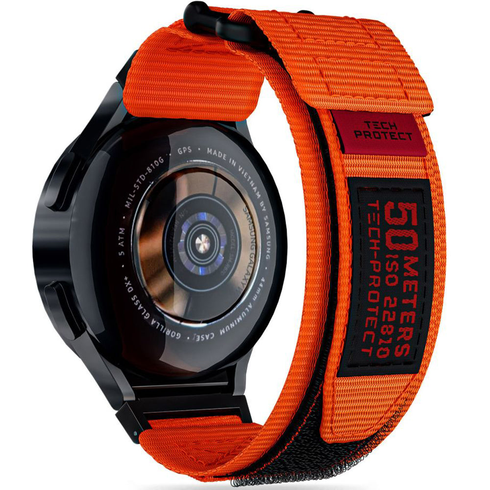 Armband für Galaxy Watch 6/5 Pro/5/4/3, Tech-Protect Scout Pro, Orange