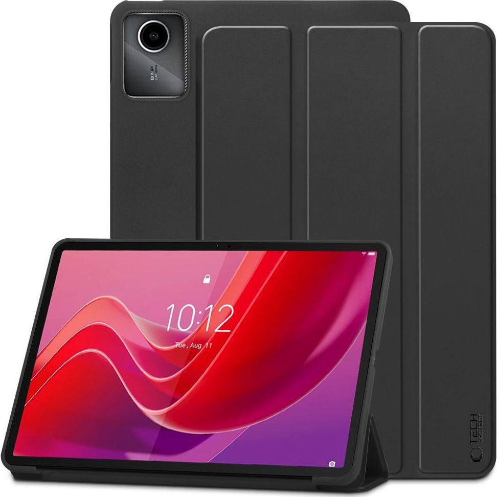 Schutzhülle für Lenovo Tab M11 10,95" 1 gen., Tech-Protect SmartCase. Schwarz