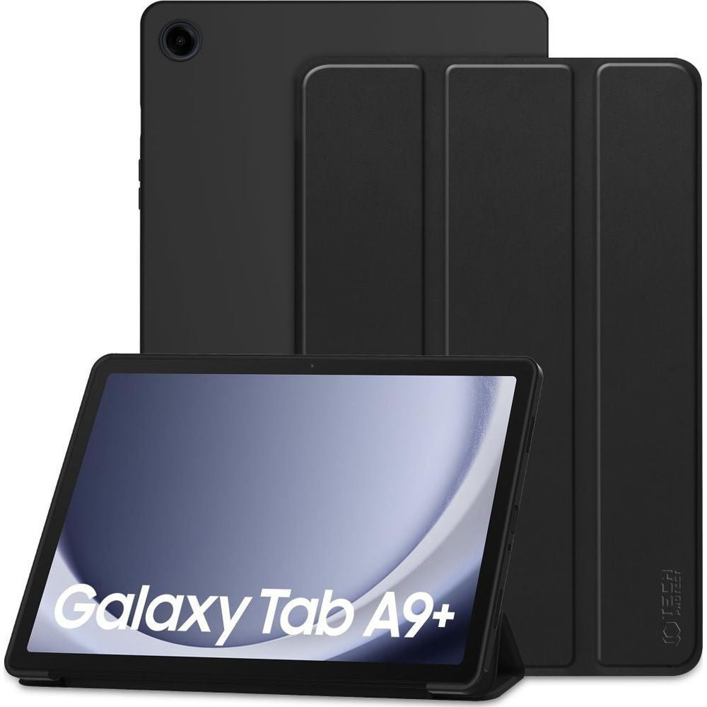 Schutzhülle für Galaxy Tab A9 Plus, Tech-Protect SmartCase, Schwarz