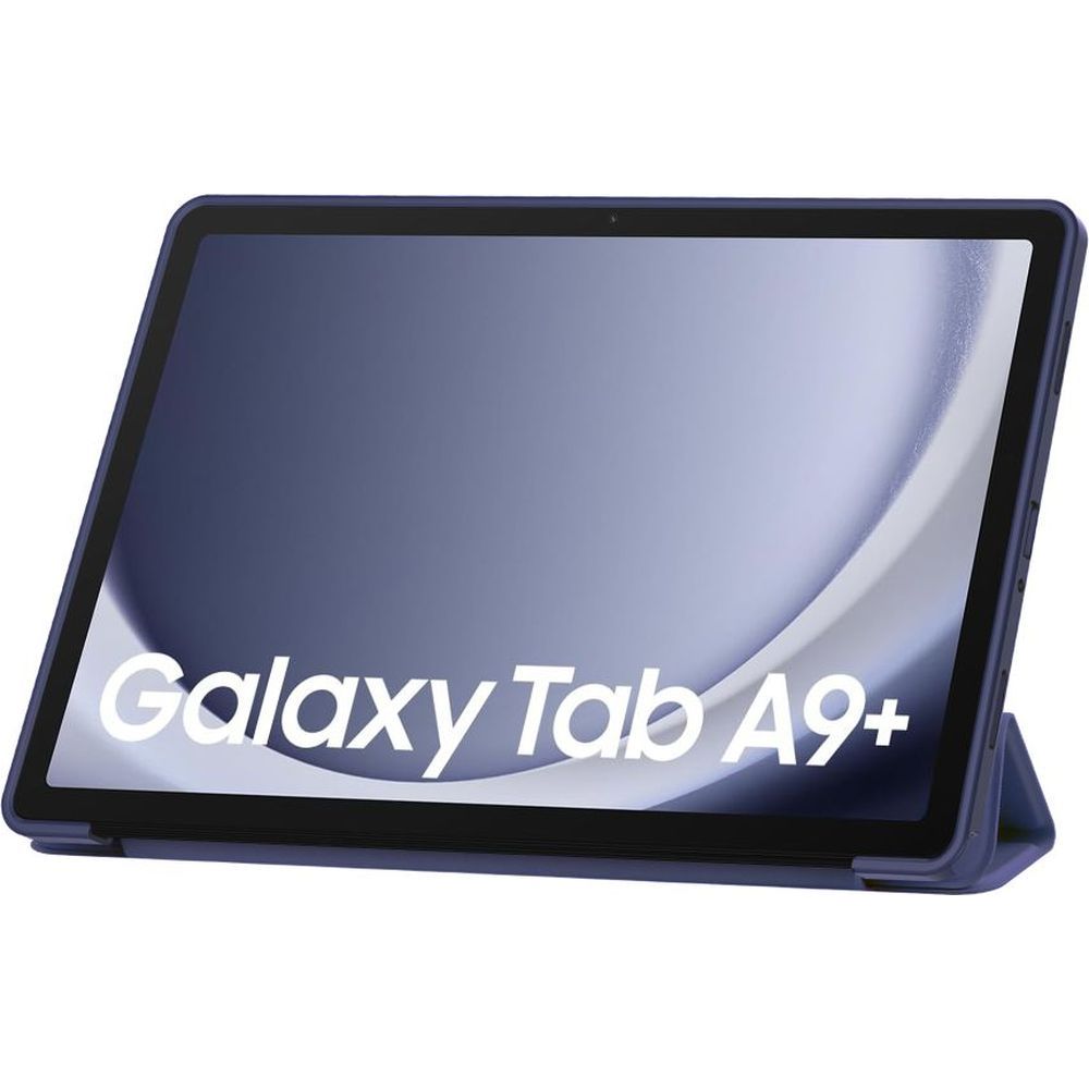 Schutzhülle für Galaxy Tab A9 Plus, Tech-Protect SmartCase, Dunkelblau