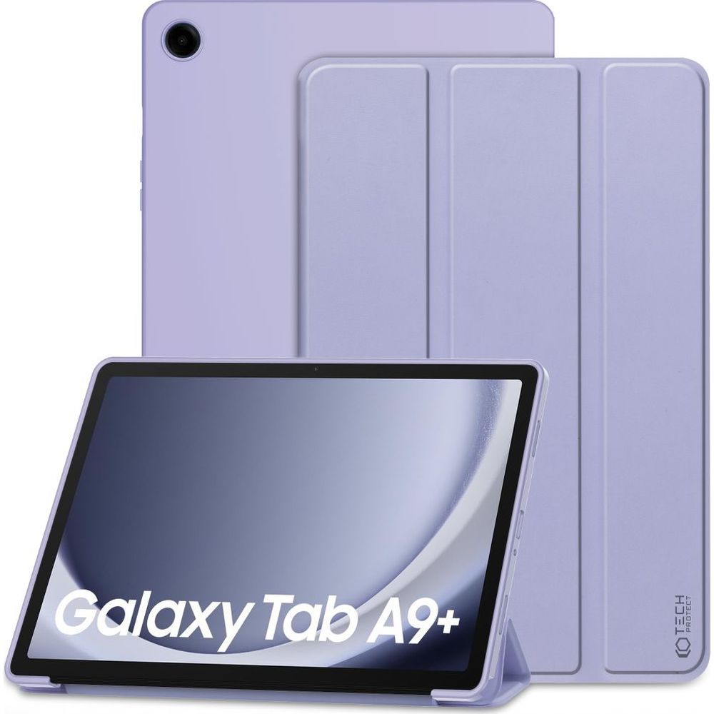 Schutzhülle für Galaxy Tab A9 Plus, Tech-Protect SmartCase, Violett