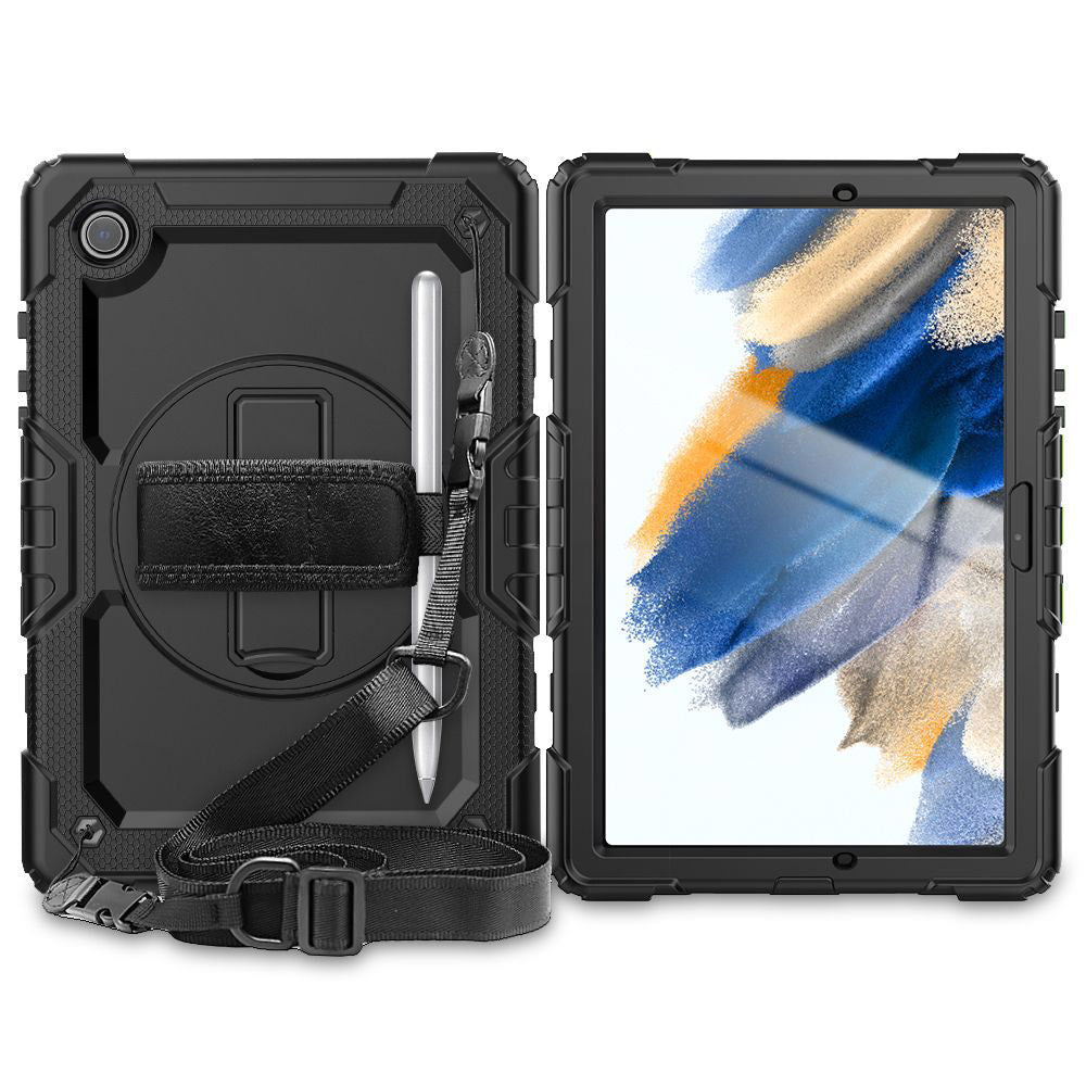 Schutzhülle Tech-Protect Solid360 für Galaxy Tab A8 10.5, Schwarz