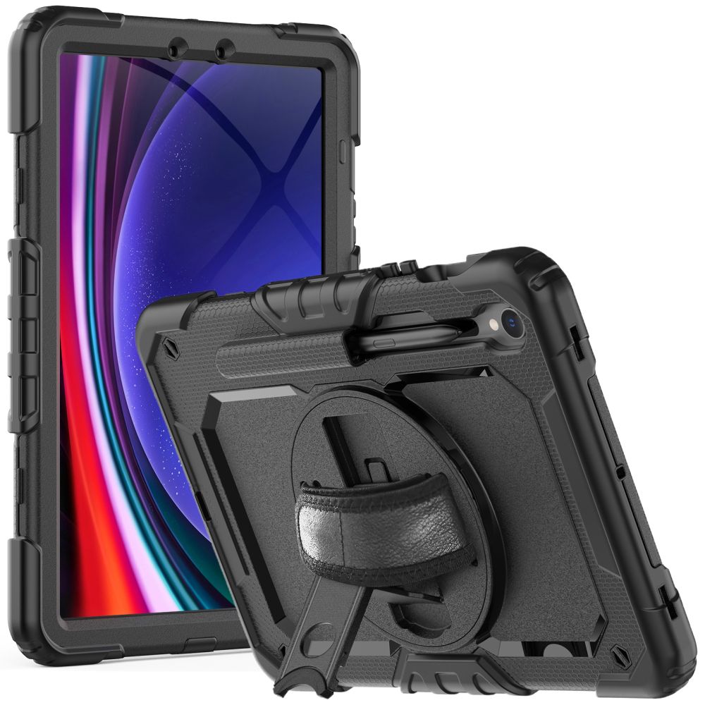 Schutzhülle Tech-Protect Solid360 für Samsung Galaxy Tab S9, Schwarz
