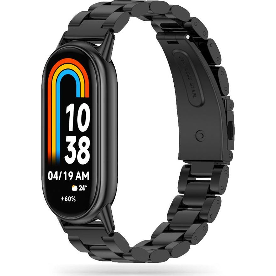 Armband Tech-Protect Stainless für Xiaomi Smart Band 8 / 8 NFC, Schwarz