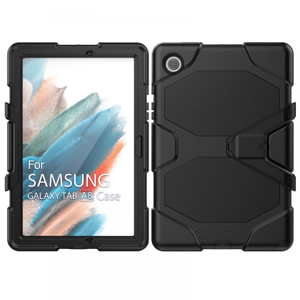 Schutzhülle Tech-Protect Survive für Galaxy Tab A8 10.5, Schwarz