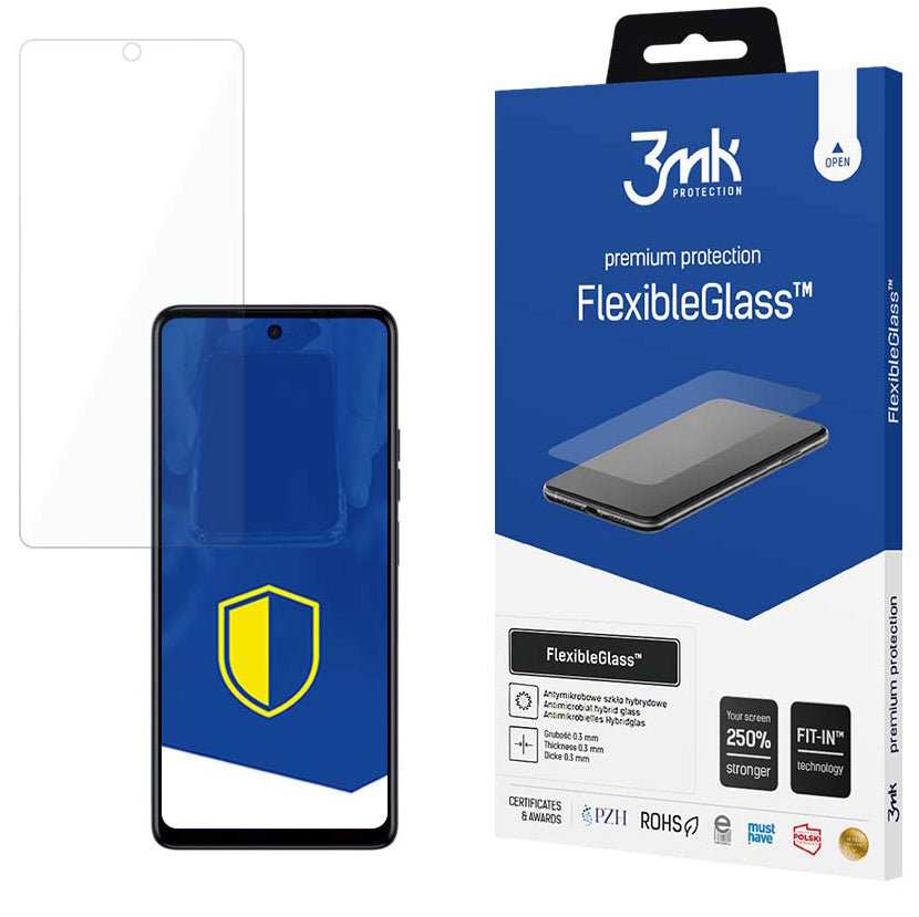 Hybridglas 3mk Flexible Glass für Tecno Spark 10 Pro
