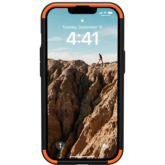 Schutzhülle Urban Armor Gear Civilian für iPhone 13 / 14, Schwarz