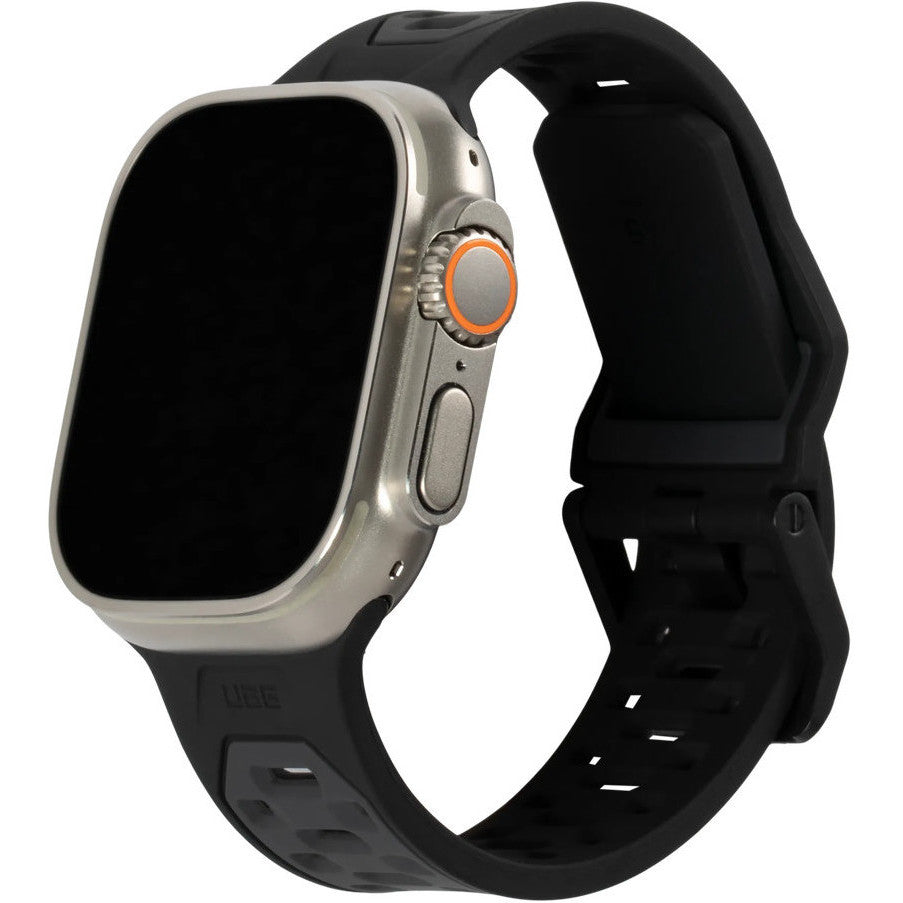 Armband Urban Armor Gear Civilian für Apple Watch 49/46/45/44 mm, Schwarz