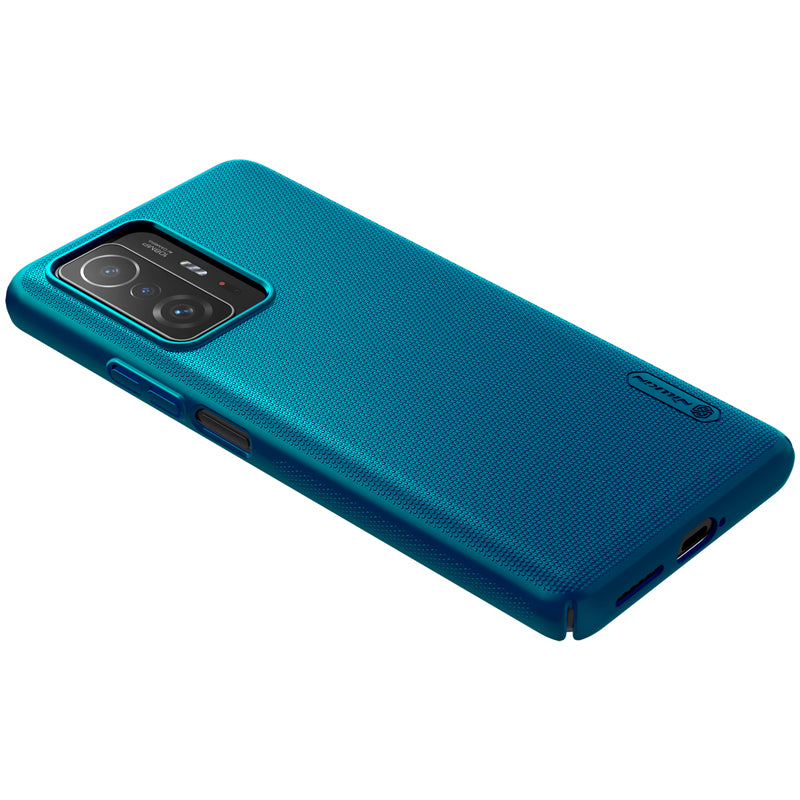 Schutzhülle Nillkin Frosted Shield für Xiaomi Mi 11T / Mi 11T Pro, Blau